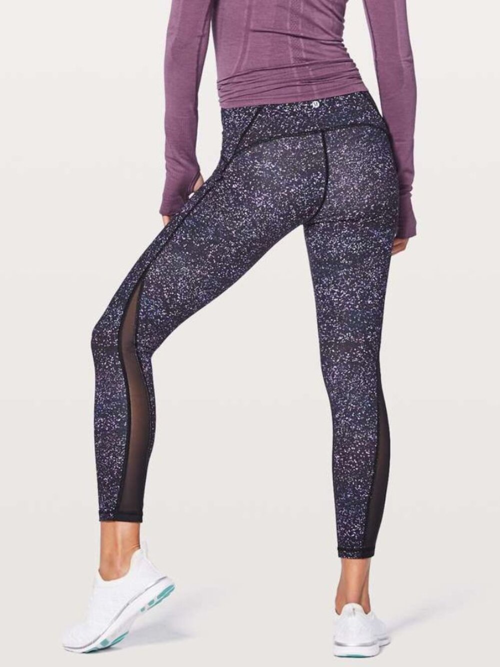 Lululemon Train Times 7/8 Pant 25" Crystalline Multi / Black Size 6